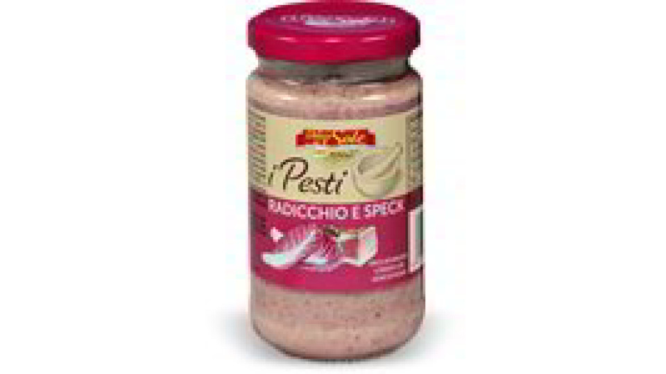 Pesto radicchio e speck