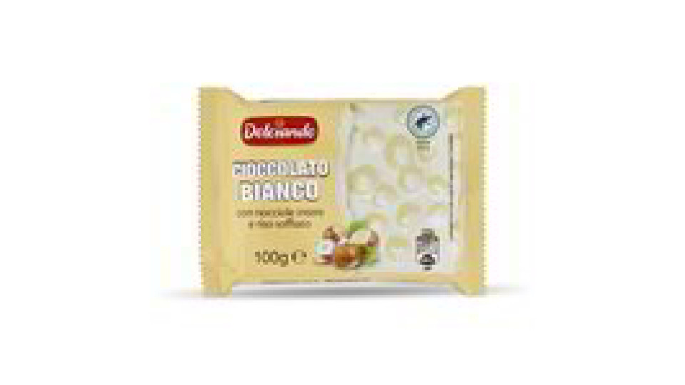 Cioccolato Bianco con Nocciole Intere
