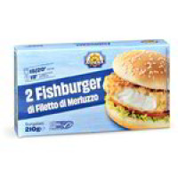 Fishburger di Merluzzo 2pz