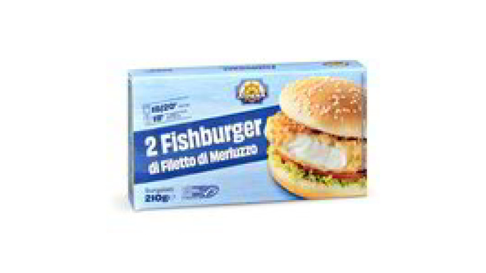 Fishburger di Merluzzo 2pz