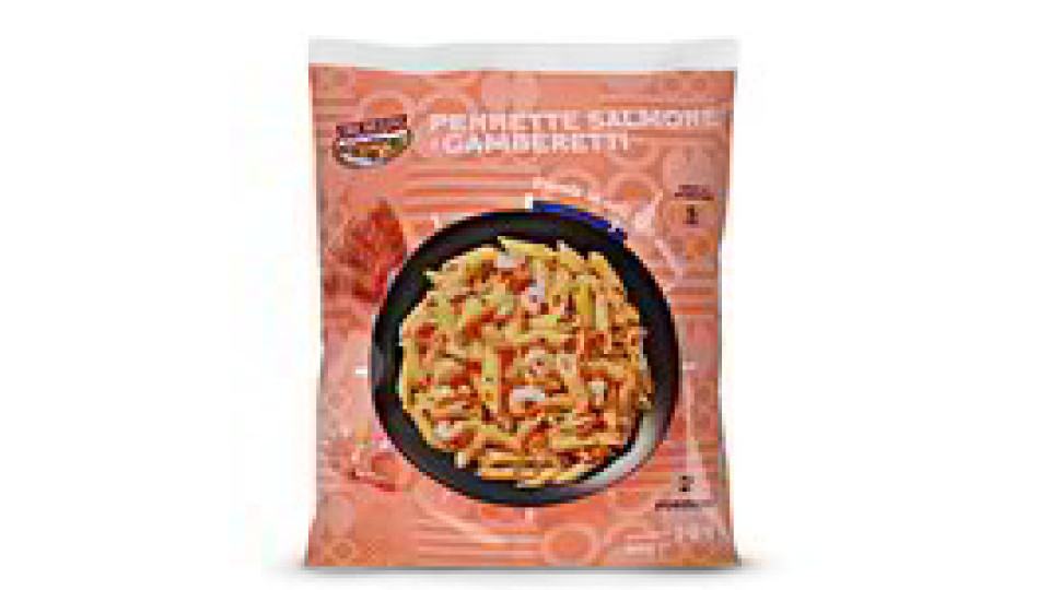 Pennette Salmone Gamberetti
