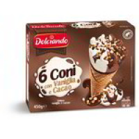 Cono Vaniglia Cacao 6pz