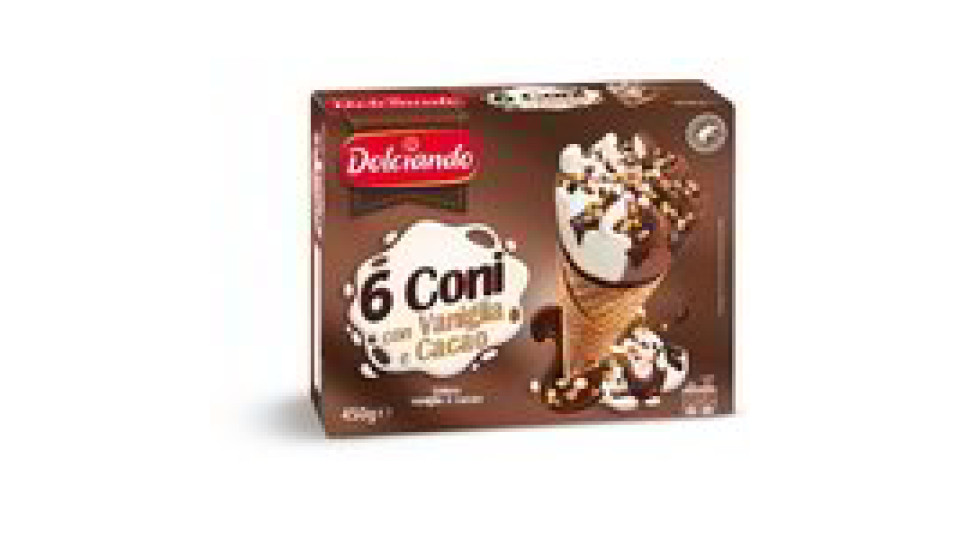 Cono Vaniglia Cacao 6pz