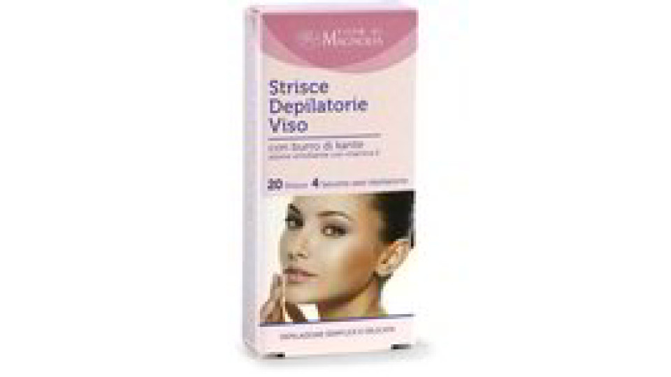 Strisce Depilatorie Viso   4 Salviette