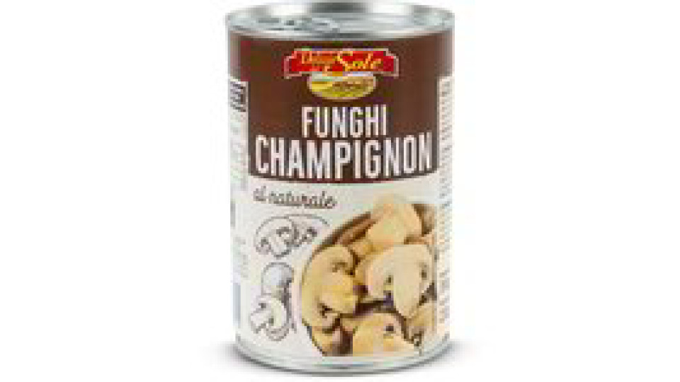 Funghi Champignon Tagliati al Naturale
