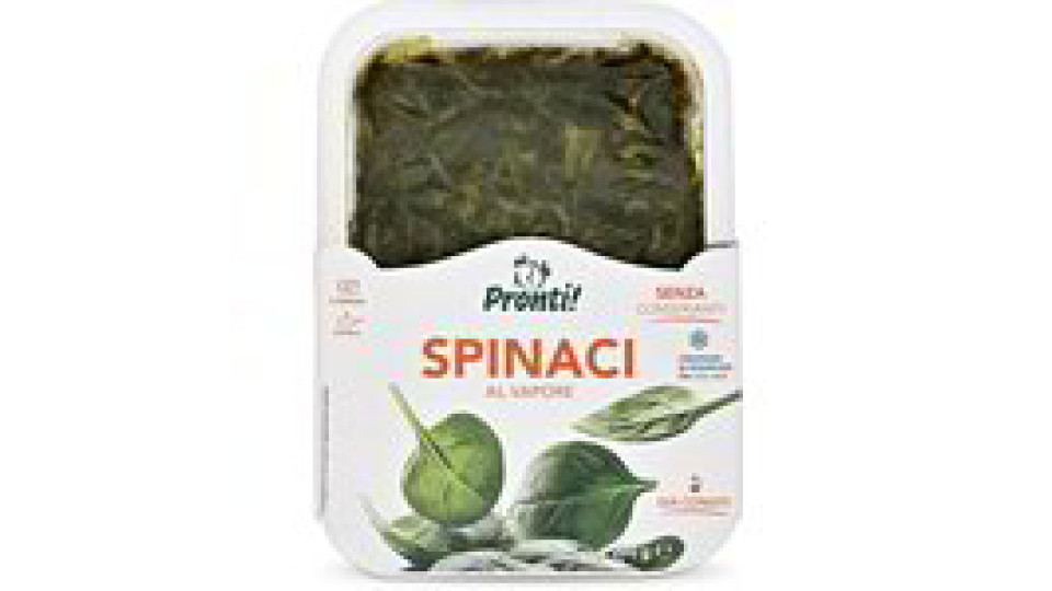 I contorni spinaci al vapore