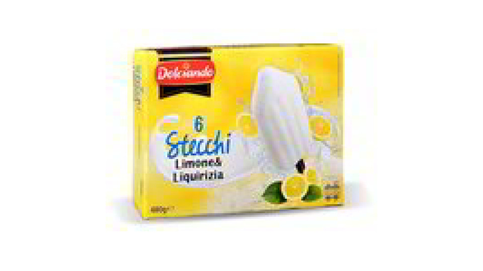 Stecchi Limone Liquirizia 6pz