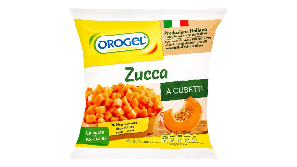 Orogel Zucca a Cubetti Surgelati