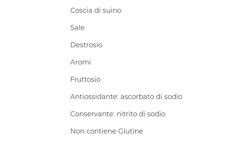 PROSCIUTTO COTTO A.Q. NAZIONALE