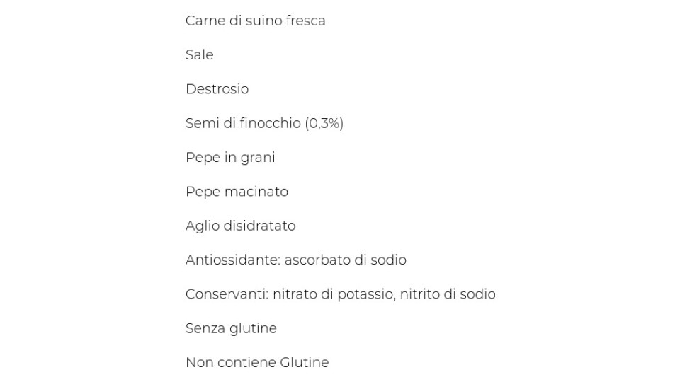 Finocchiona Igp
