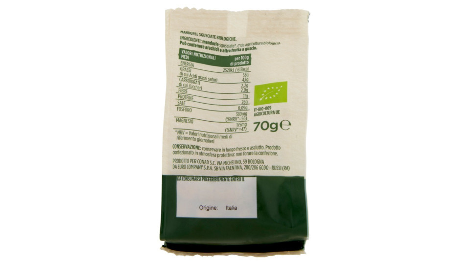 Mandorle Sgusciate Biologiche