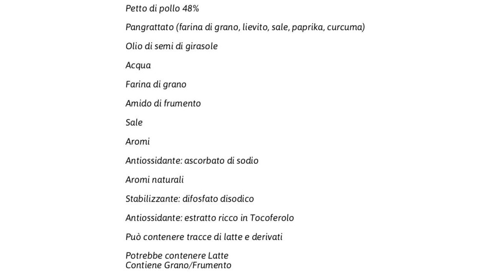 Bocconcini di Pollo Panati