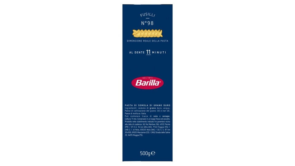 Barilla n.98 fusilli