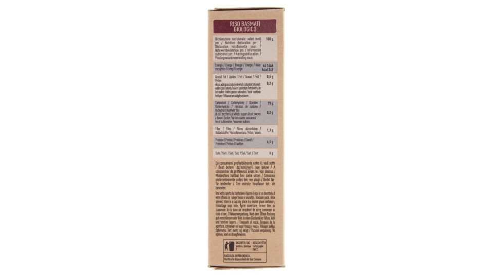 Alce nero Riso Basmati Bio