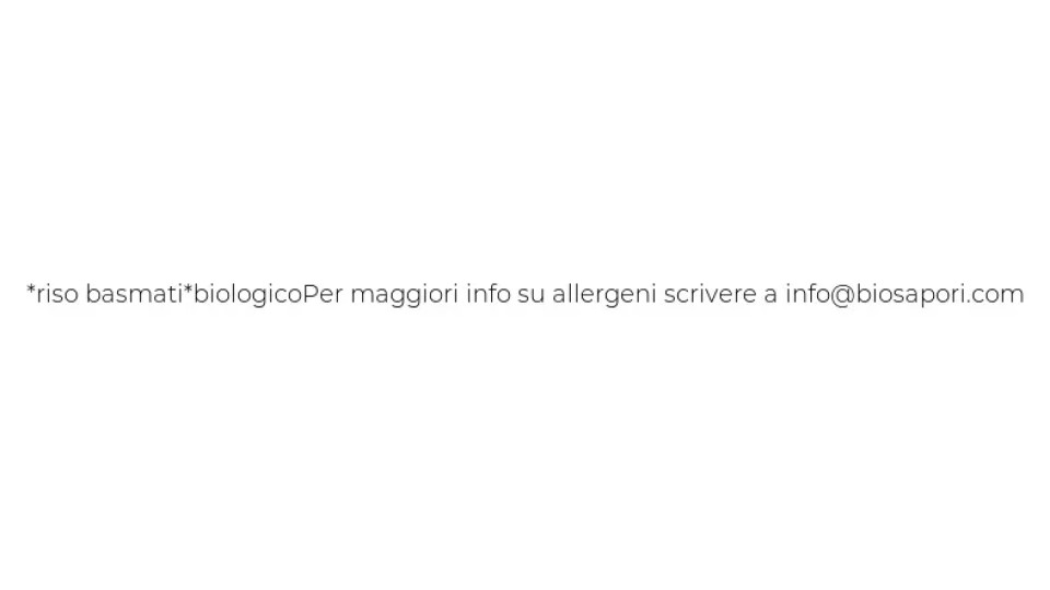 Alce nero Riso Basmati Bio