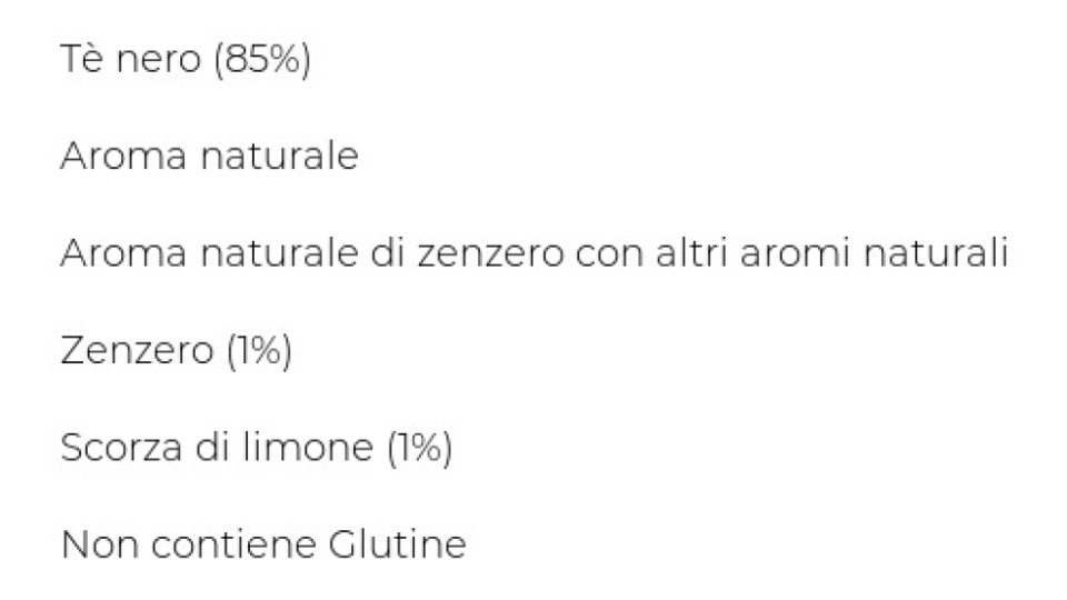Sir Winston Tea Zenzero e limone tè nero 35 gr.