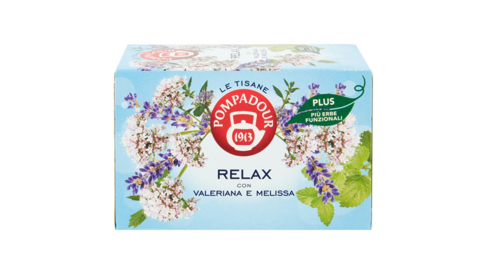 Pompadour Le Tisane Relax con Valeriana e Melissa