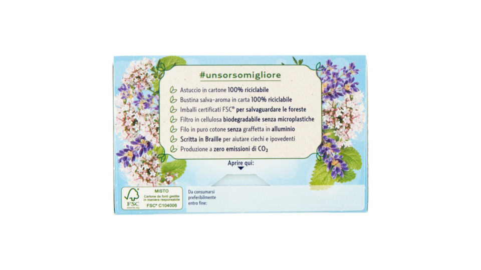 Pompadour Le Tisane Relax con Valeriana e Melissa