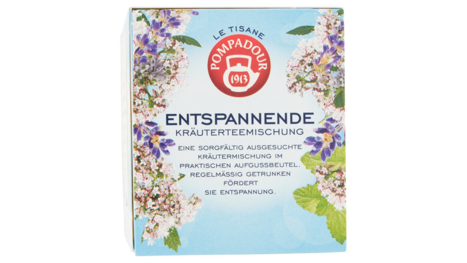 Pompadour Le Tisane Relax con Valeriana e Melissa