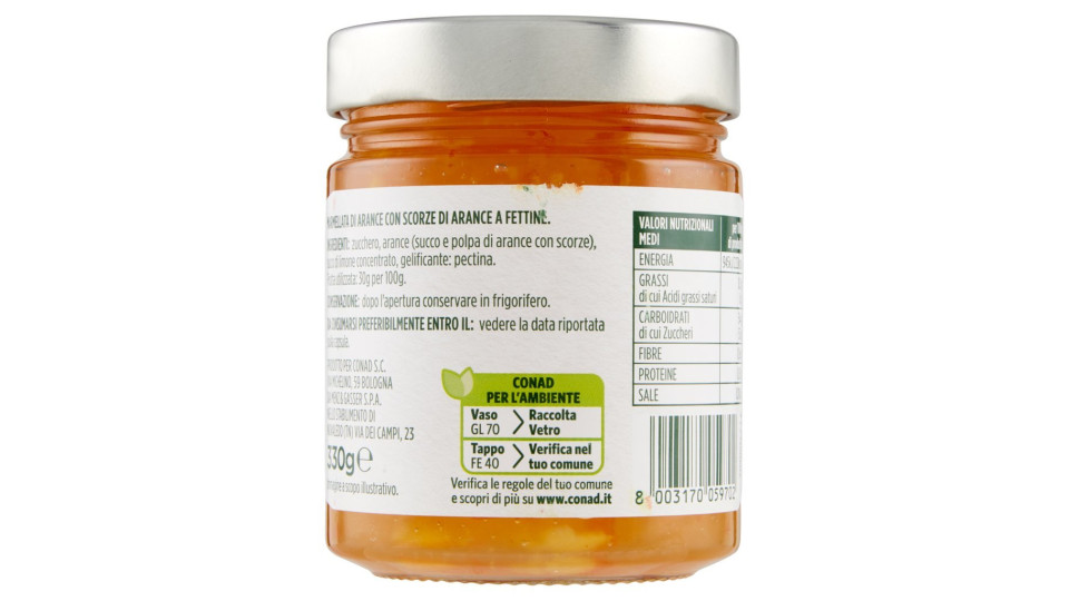 Unes, Marmellata di Arance