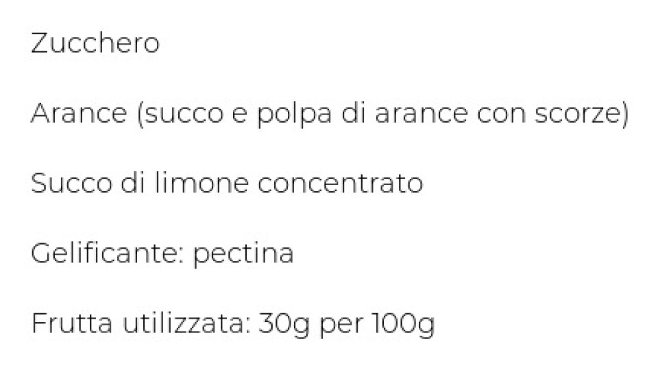 Unes, Marmellata di Arance