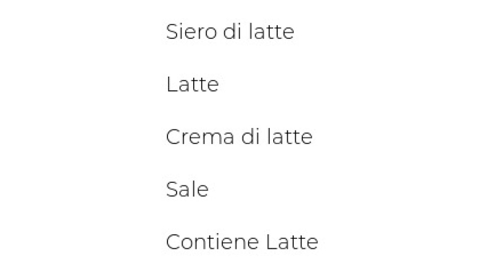 Caseificio Valcolatte, Riccotta