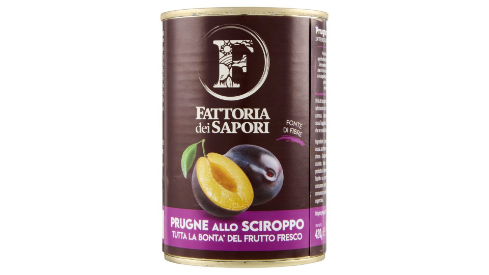 Fattoria dei Sapori Prugne allo Sciroppo