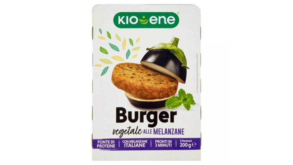 Burger vegetale alle melanzane, Kioene
