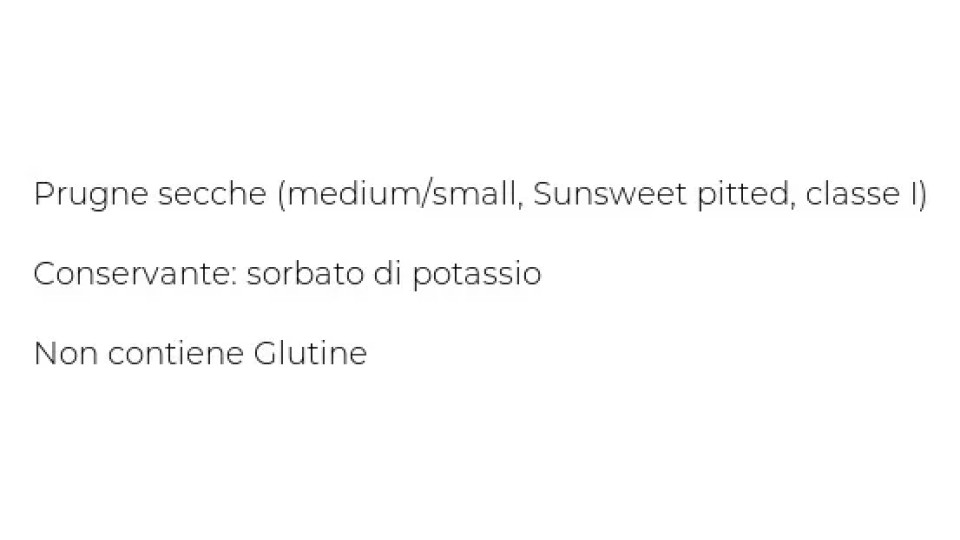Sunsweet, prugne California premium denocciolate in tubo
