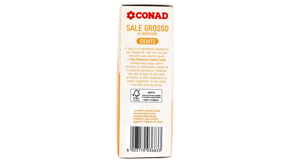 Sale grosso iodato kg 1