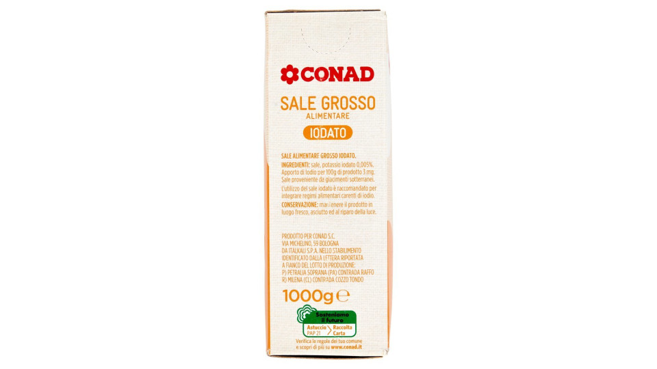 Sale grosso iodato kg 1