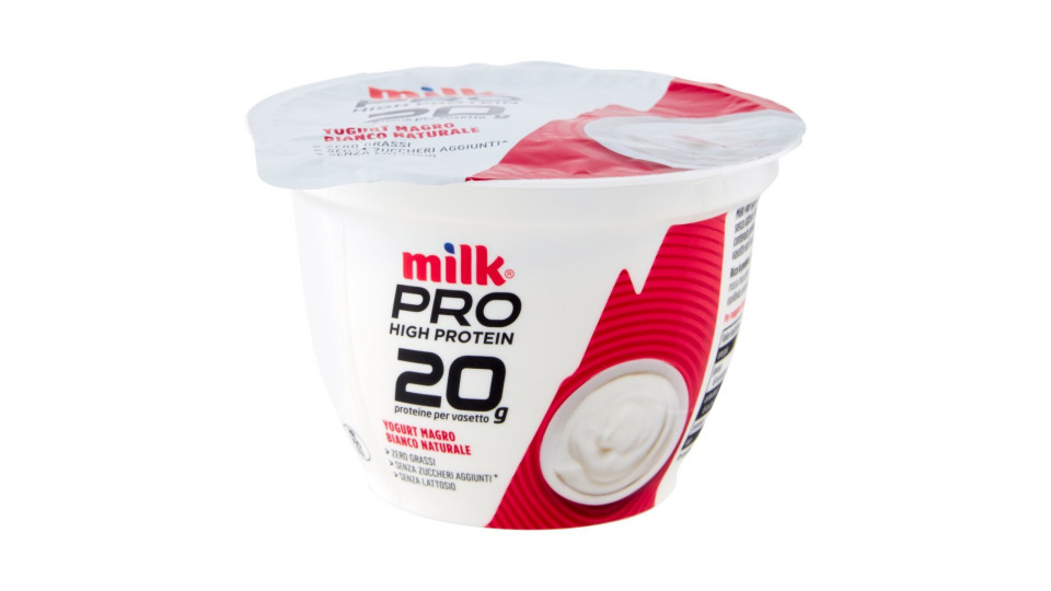 Milk Pro High Protein 15g Yogurt Bianco con Anelli e Granella di Cioccolato 180 g
