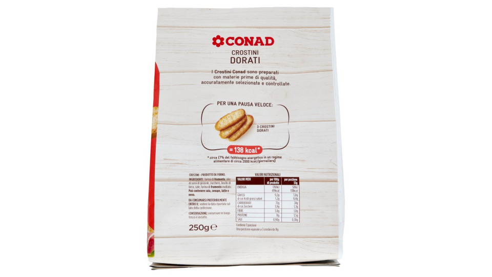 Crostini dorati