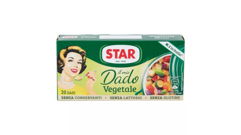 Star, il Mio Dado Vegetale 20 dadi
