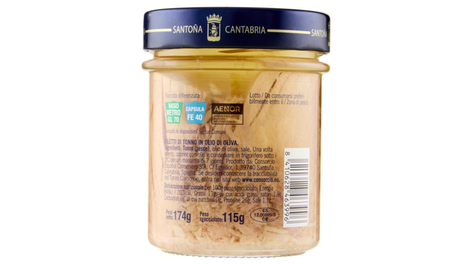 Consorcio tonno all'olio d'oliva