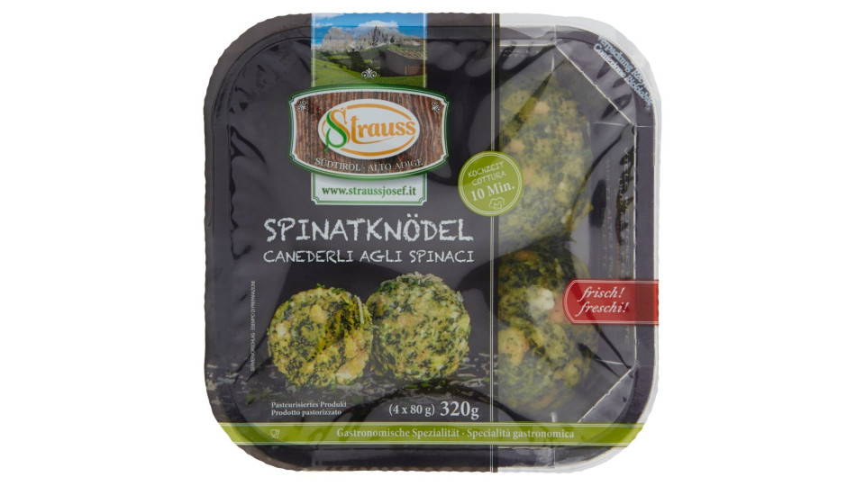 Canederli agli spinaci Strauss