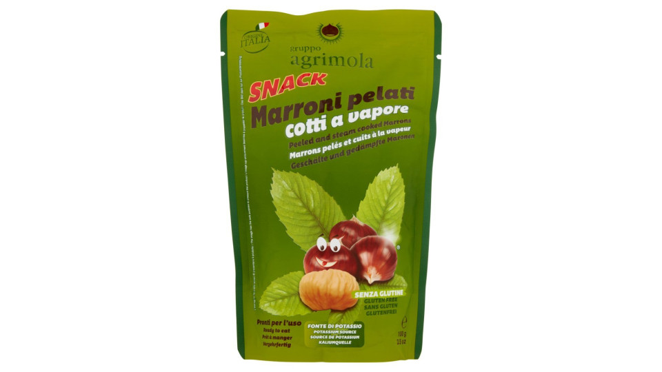 Snack Marroni Pelati Cotti a Vapore