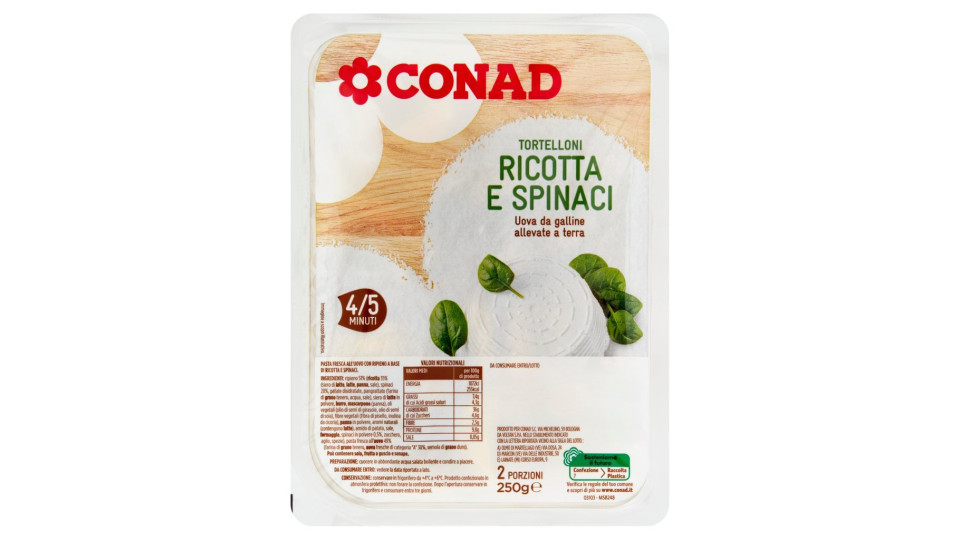 Sfoglia grezza tortelloni ricotta e spinaci