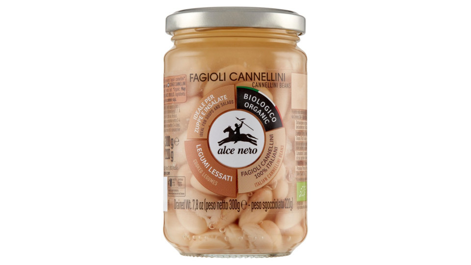 alce nero Legumi Lessati Fagioli Cannellini