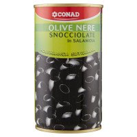 Inpa Olive nere snocciolate in salamoia