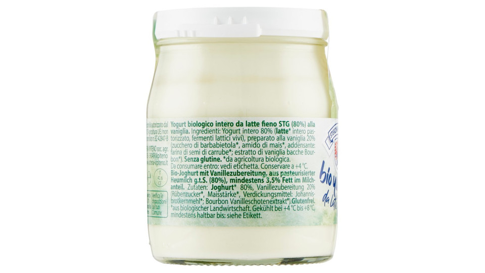Sterzing Vipiteno, Bio yogurt alla vaniglia