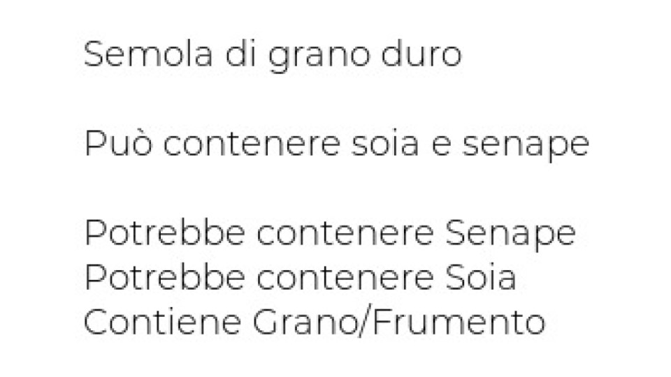 Garofalo, Radiatori n. 87 pasta di semola di grano