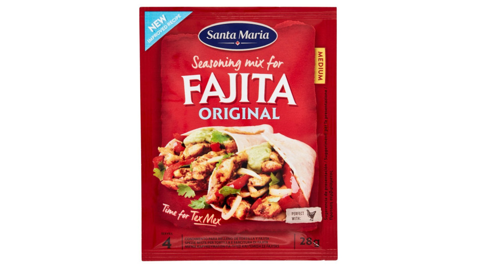 Santa Maria Seasoning mix for Fajita Original Medium
