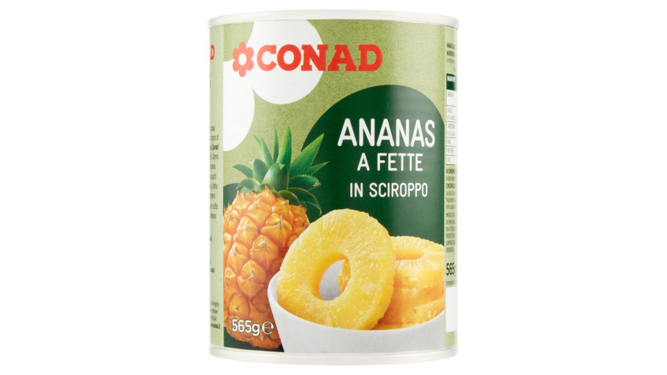 Fattoria dei Sapori Ananas a Fette allo Sciroppo