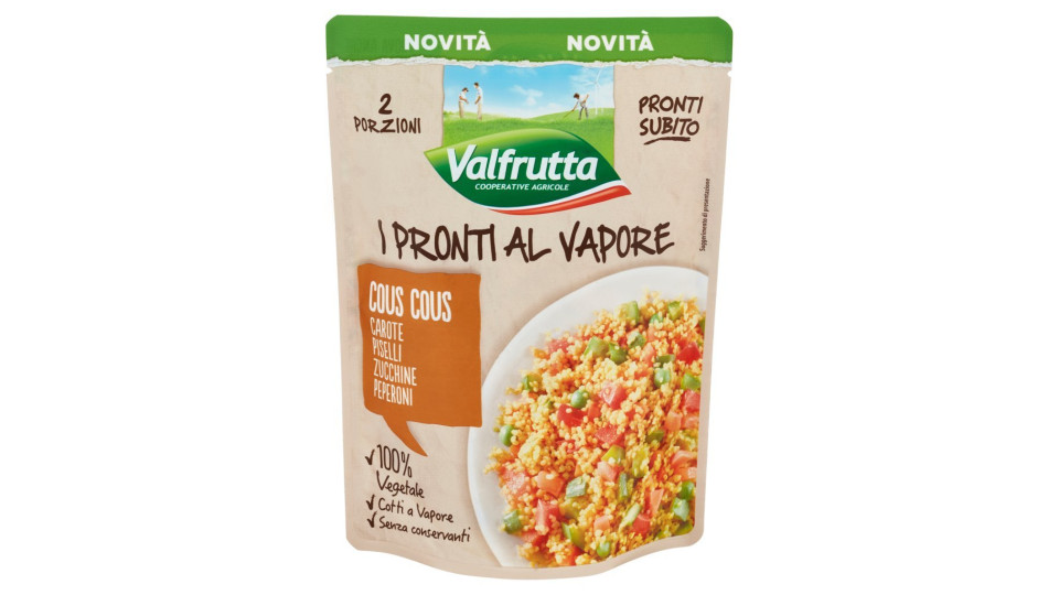 Valfrutta, I pronti al vapore cous cous