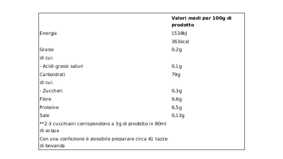 Orzo Biologico Solubile