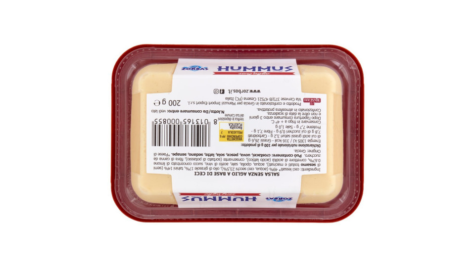 Zorbas Hummus di ceci