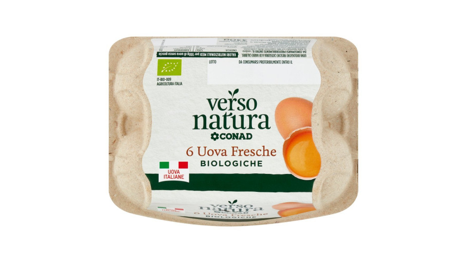 6 Uova Fresche Biologiche