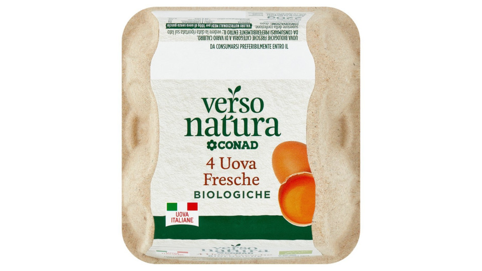4 Uova Fresche Biologiche