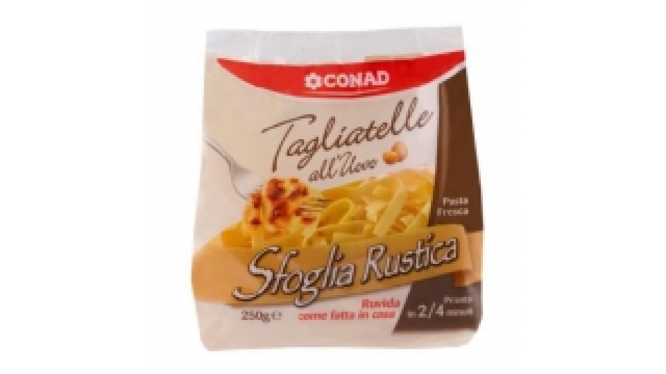 Conad Tagliatelle Uovo Rustiche Gr.250